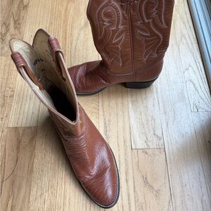 Stylish Brown Leather Ankle Boots